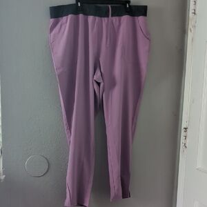 Purple and Black Pants